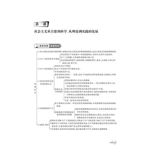 高中思想政治重难点导学/必修1中国特色社会主义/剑指双一流/鲁新民/浙江大学出版社 商品图3