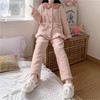 加绒加厚珊瑚绒睡衣女秋冬2023新款冬季可外穿睡裤家居服套装myy02 商品缩略图2