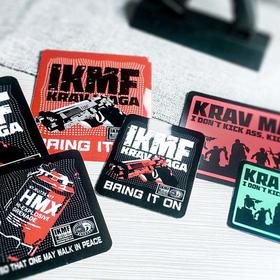 IKMF马伽术原创战术3M贴卡亮面磨砂