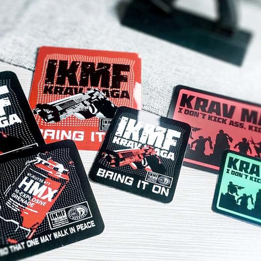 IKMF马伽术原创战术3M贴卡亮面磨砂 商品图0