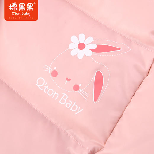 商场同款棉果果冬季女童连帽保暖甜美可爱风外套中长款羽绒服M422102922631 商品图2