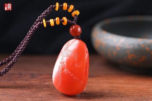 南红精雕【麒麟】吊坠 配精美编织挂绳 商品图3
