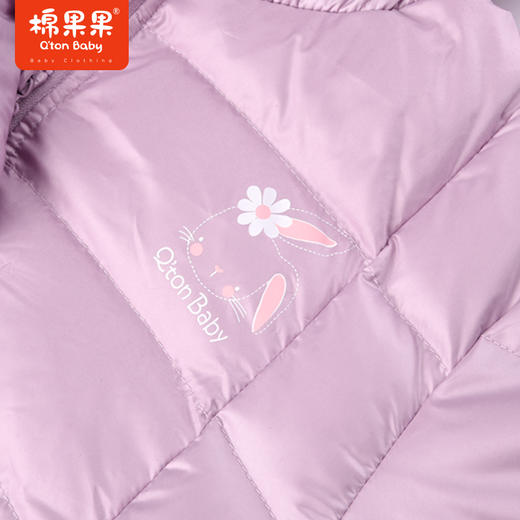 棉果果商场同款冬季女童加厚保暖中长款耐脏羽绒服M422102922632 商品图9