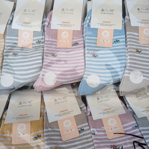鑫亿竹女士纯棉女袜 商品图0