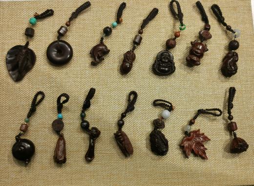 小叶紫檀钥匙扣【小】（款式随机） 商品图1