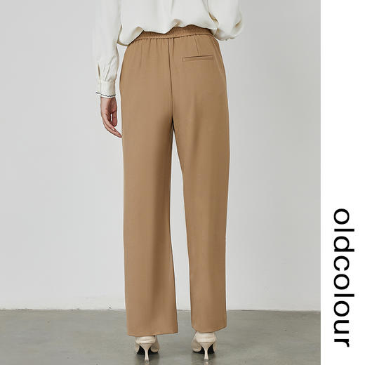oldcolour宽松显瘦阔腿西装裤2022秋季新款垂感职业休闲长裤通勤 商品图4