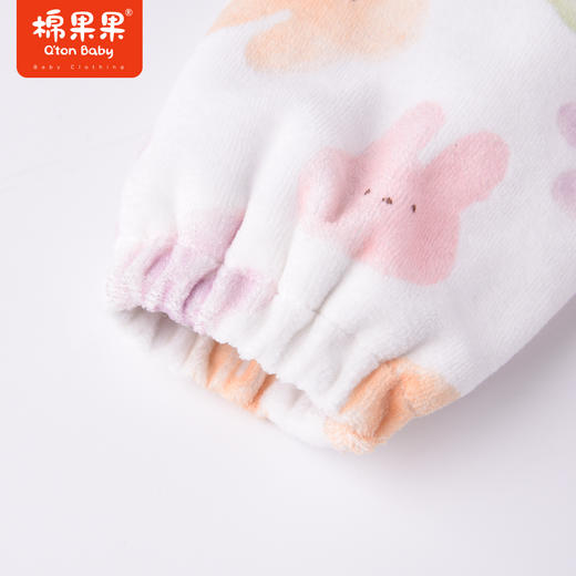 商场同款棉果果冬季女童外穿甜美小兔子天鹅绒夹棉假两件连体衣娃娃领M422722822622 商品图4