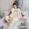 睡衣女秋冬季珊瑚绒加厚2023年新款公主风法兰绒家居服可外穿套装myy03 商品缩略图0