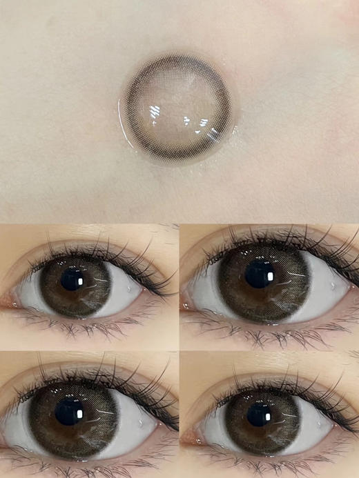 【大直径】EALLAGIRL-唐茶棕-14.5mm【年抛 0-800度 无525-575】 商品图4