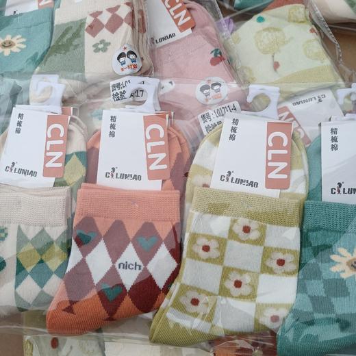 紫鹭鸟女童袜 商品图0