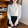 中式盘扣衬衫，秋季新款小众设计感衬衣长袖气质纯色衬衣上衣KQL-1310 商品缩略图3