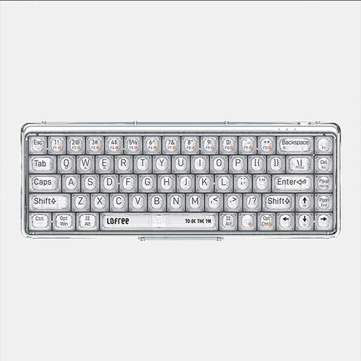 洛斐（LOFREE）透明1%双模无线机械键盘 商品图7