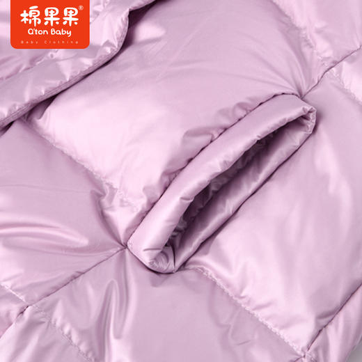 棉果果商场同款冬季女童加厚保暖中长款耐脏羽绒服M422102922632 商品图4