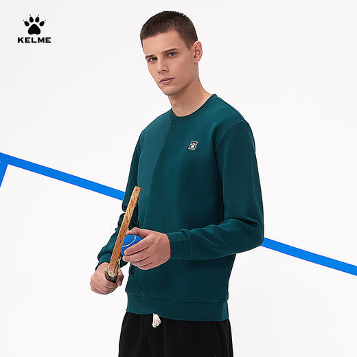 卡尔美运动卫衣新款网球系列套头长袖男工装风上衣 商品图4