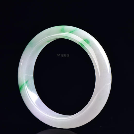【满月】清透阳绿飘花圆镯-SZ2208201 商品图6