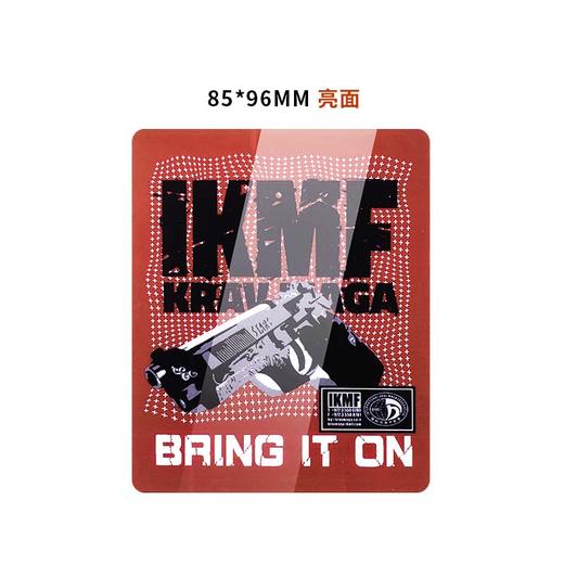 IKMF马伽术原创战术3M贴卡亮面磨砂 商品图1