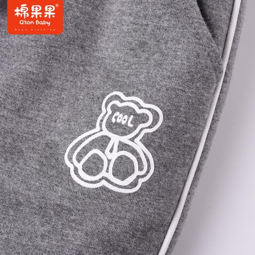 商场同款棉果果冬季男女童百搭休闲日常运动夹棉针织长裤保暖舒适M402200822729 商品图3