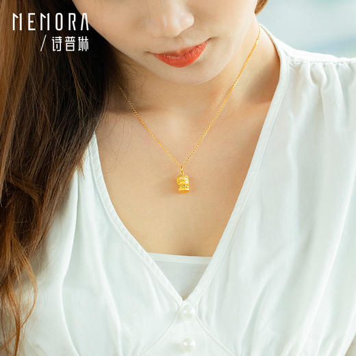 【积分抵值】八大佛黄金吊坠 男女足金守护神生肖系列守护佛菩萨项链挂坠MEMORA诗普琳HPE09701（线上专供） 商品图6