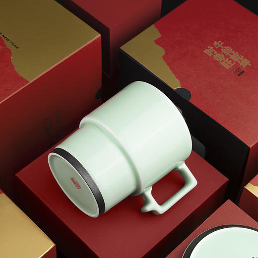 古婺窑火 金角勾福 2021辛丑牛年生肖杯 商品图7