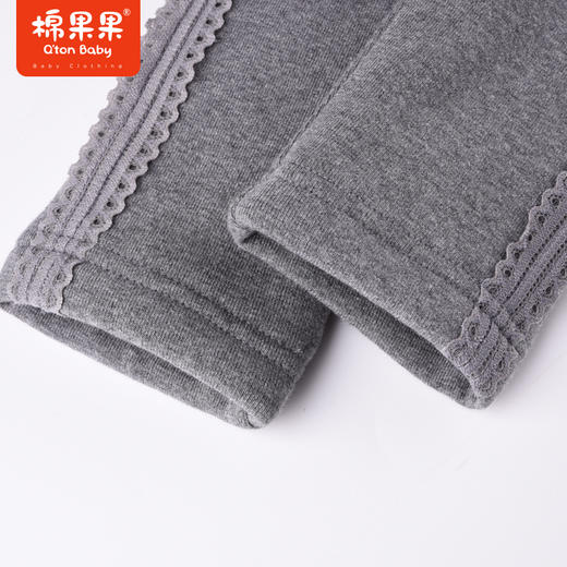 商场同款棉果果冬季女童保暖夹棉打底裤外穿裤夹棉针织铅笔长裤M422206822625 商品图4