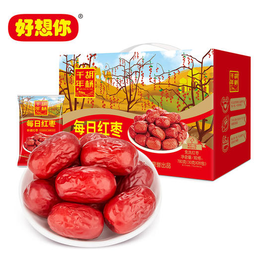【节日礼盒】好想你 每日红枣（新疆红枣）780g 商品图0