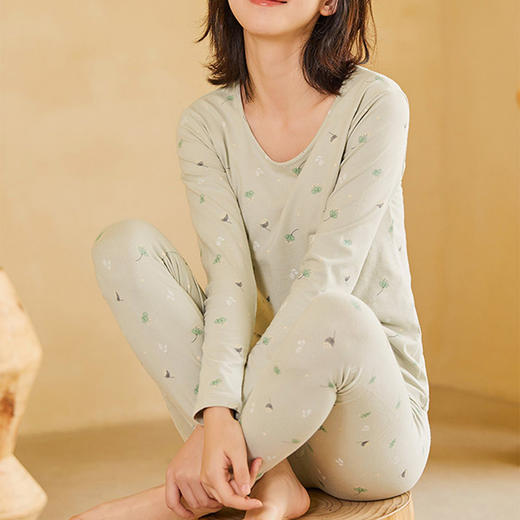 裁缝学苑AX10薄款保暖内秋衣秋裤纸样女士套装女装做衣服装打板图 商品图2