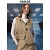 VIMAGE纬漫纪冬季新款百搭修身显瘦连帽外套棉娄V1810401 商品缩略图5