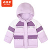 商场同款棉果果冬季男童女童工装外套连帽保暖抗冻拼色中长款羽绒服M422102922602 商品缩略图2