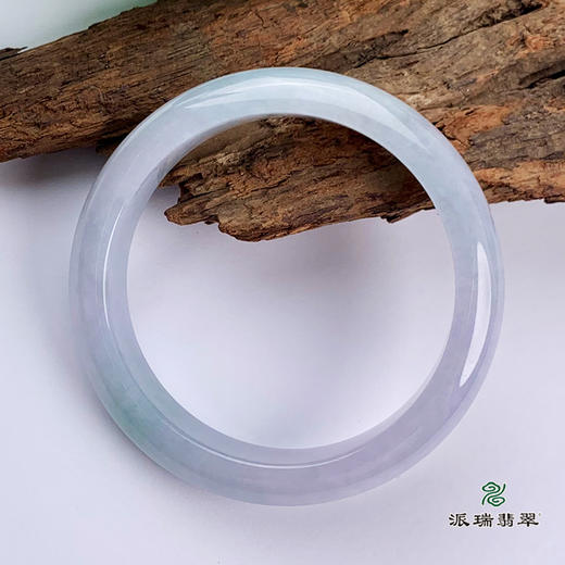 派瑞翡翠 翡翠手镯 糯种 绿色 商品图3