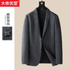一口价【新款DDA】大依优型品质西服外套商务夹克男宽松加肥加大码上衣胖子正装休闲 商品缩略图0