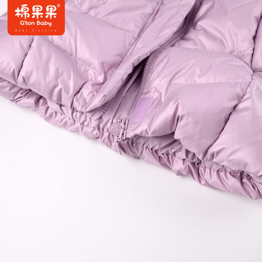 棉果果商场同款冬季女童加厚保暖中长款耐脏羽绒服M422102922632 商品图5