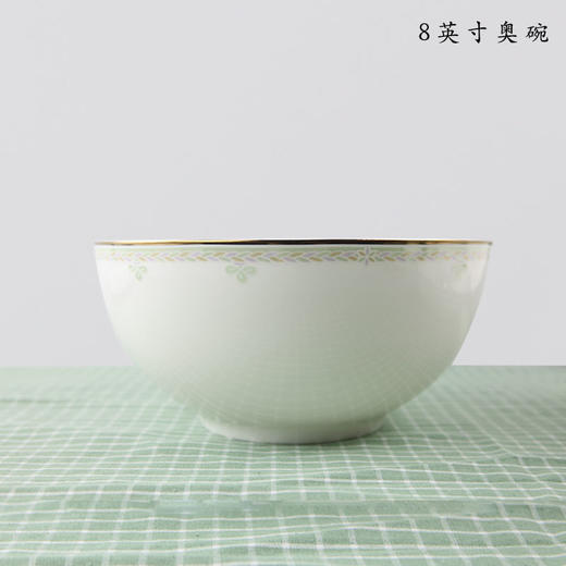 凡瑞斯雪绒花8人用32头骨瓷碗盘家用送礼餐具套装 商品图4