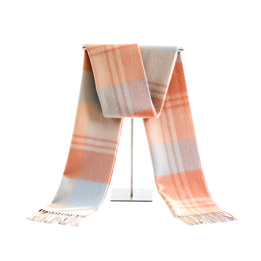 鑫缘 山羊绒格子围巾 GD0026 商品图4