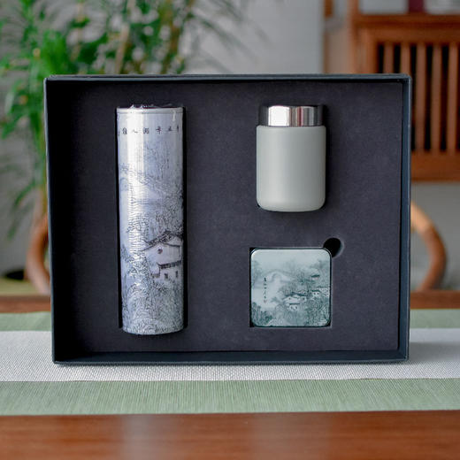 羽诗制造出品 文艺兴甬套装邓维东宁波写生款鼠标垫充电宝焖烧杯文创礼盒 商品图1