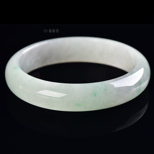 【雪花】飘花白底手镯-SZ408072 商品图3