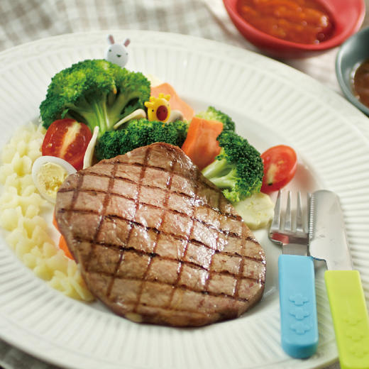 联豪食品字母怪兽联名款儿童套餐菲力牛排鸡排奥尔良烤中翅和牛牛肉饼节日送礼生鲜礼盒 商品图4