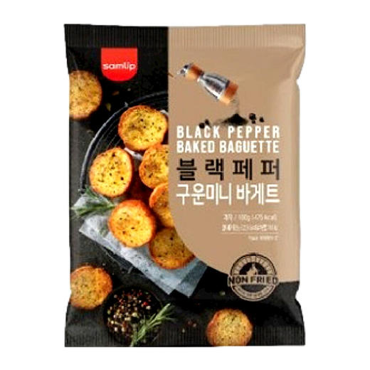 삼립 블랙페구운미니바게트100g 商品图0
