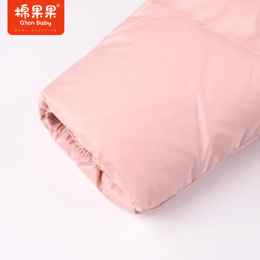 商场同款棉果果冬季女童连帽保暖甜美可爱风外套中长款羽绒服M422102922631 商品图4