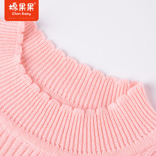 商场同款棉果果冬季女童针织甜美风公主纱裙弹力棉线网纱连衣裙M422700522612 商品图5