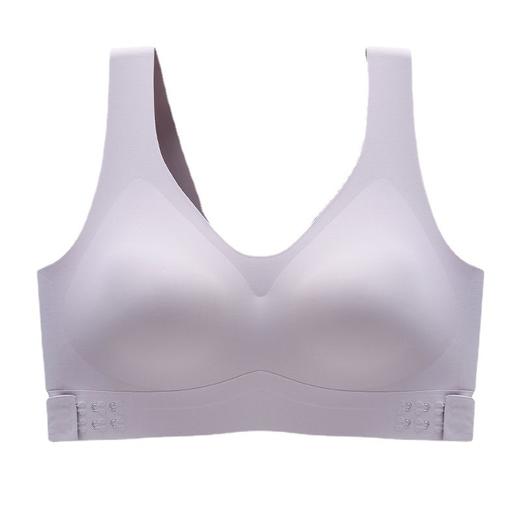 茶多酚无痕内衣女无钢圈小胸聚拢上托收副乳前扣调整型运动文胸  WLJ24 商品图4