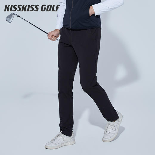 KISSKISS GOLF 男士高尔夫直筒百搭休闲/商务长裤 92298001 商品图3