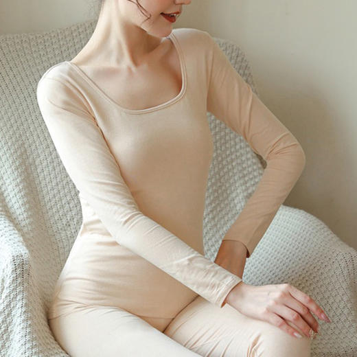 裁缝学苑AX07秋衣秋裤纸样女装套装薄款加大打底衫衣服样板打版图 商品图4