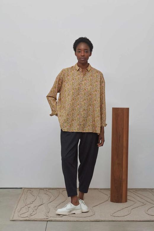 Toogood  古金色丝绒/炭灰色羊毛ACROBAT松紧腰休闲裤 商品图9