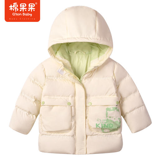 商场同款棉果果冬季女童温柔小清新保暖抗冻耐穿中长款羽绒服M422102922607 商品图2