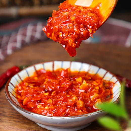 茂德公蒜香辣椒酱劲辣王225g辣椒酱下饭菜拌饭酱拌面酱厨房调味酱 商品图1