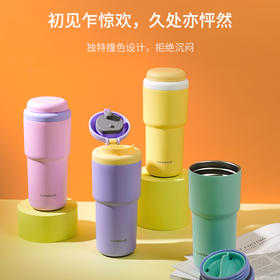 乐扣乐扣（LOCK&LOCK）316不锈钢保温杯咖啡杯便携式随行杯LHC3291