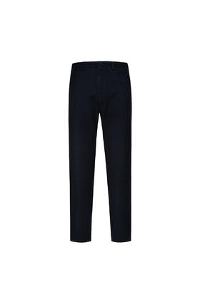 callisto藏青粘纤混纺休闲裤 FOCPW041NA