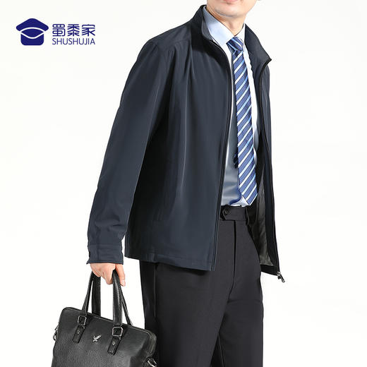 【升级款立领夹克】垂顺抗皱夹克防水防污通勤服 商品图3