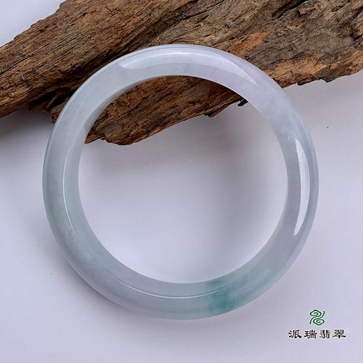 派瑞翡翠 翡翠手镯 糯种 紫色 商品图3