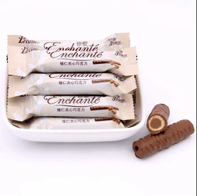 【爆款超低价预售 急单慎拍】金帝榛仁巧克力进口榛仁巧克力夹心长条威化饼干网红零食